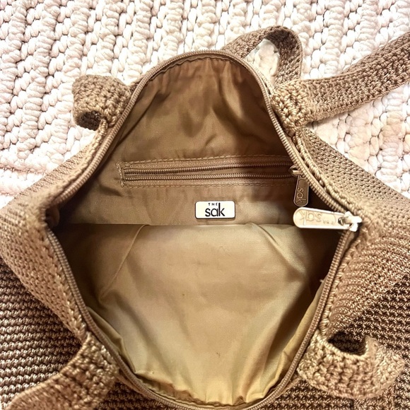 The Sak Brown Crochet Tote Bag - Picture 3 of 3